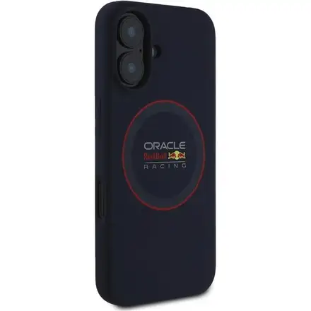 Red Bull Silicone Red Ring MagSafe Zadný Kryt pre iPhone 16 Plus modrý
