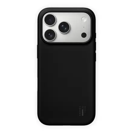 iDeal Silicone Case MagSafe iPhone 17 Pro Max / 18 Pro Max Iconic Black
