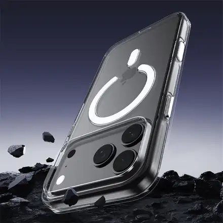 Comma kryt Elemental Series Magnetic Case pre iPhone Air - Clear
