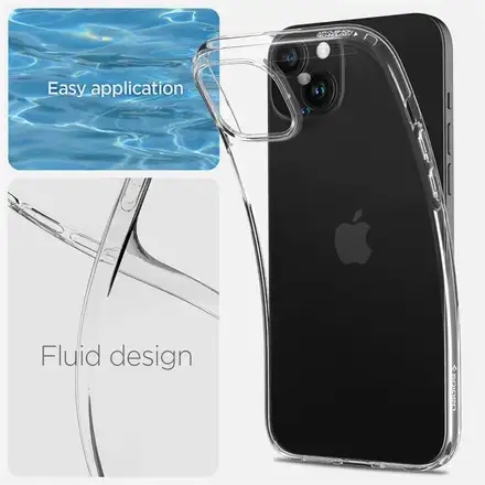 Spigen kryt Crystal Flex pro iPhone 15 Plus - Crystal Clear