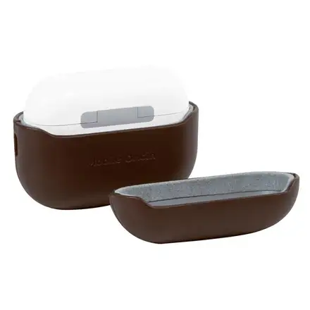 Mobile Origin puzdro Leather case pre Airpods Pro 2 - Brown