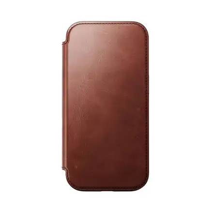 Nomad puzdro Modern Leather Folio Magsafe Horween pre iPhone 16 Pro - Olde Dublin