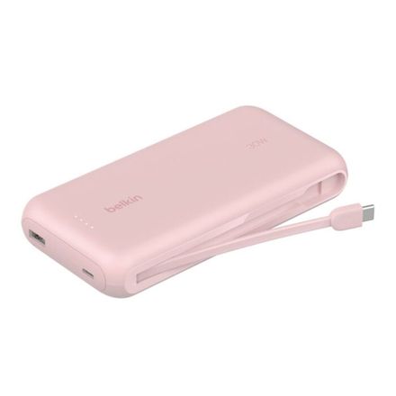 Belkin Boost Charge Powerbank 20K with Integrated Cable - Pink