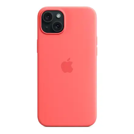 iPhone 15 Plus Silicone Case with MagSafe - Guava