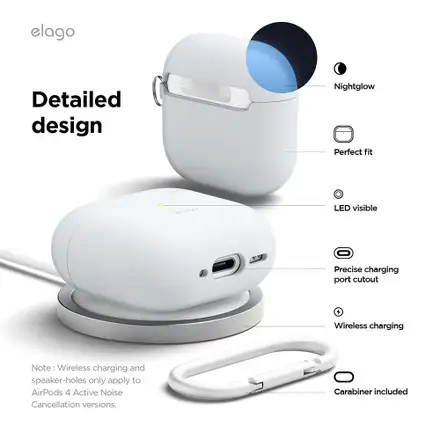 Elago puzdro Silicone Hang Case pre Airpods 4/5 - Mint