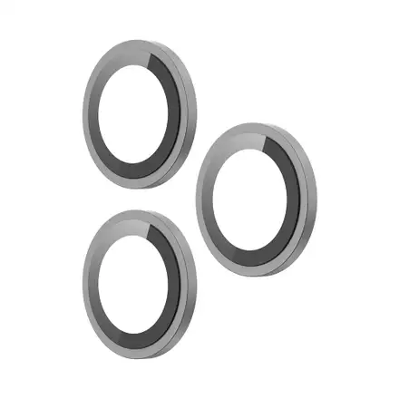 Devia Peak Series Lens Protector pre iPhone 16 Pro/16 Pro Max - Titanium Gray