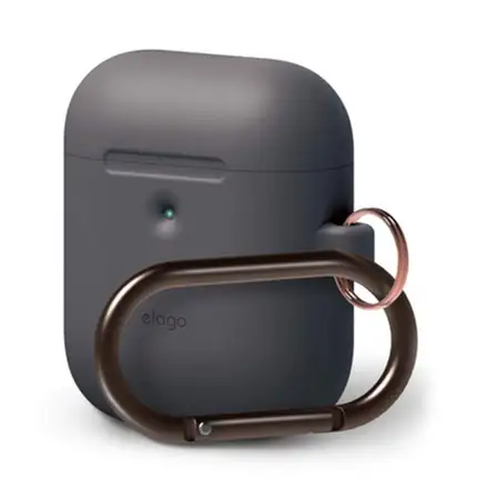 Elago Airpods 2 Silicone Hang Case - Dark Gray