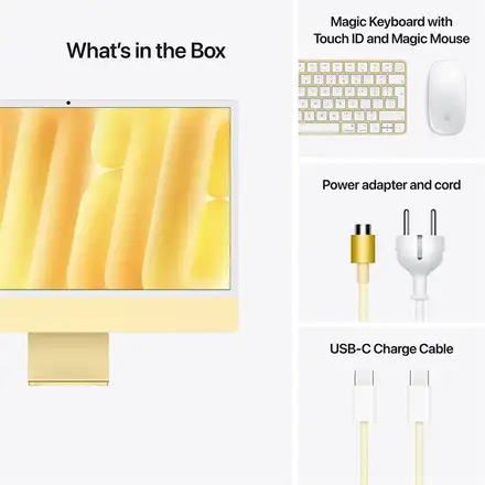 iMac 24" 4.5K Apple M4 10C CPU 10C GPU 24GB 512GB Žltý SK