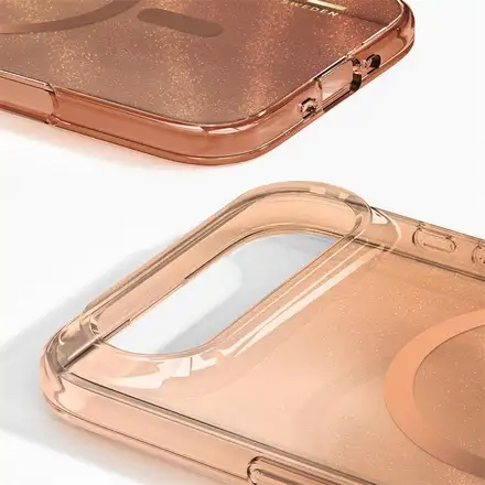 iDeal Fashion Clear Case MagSafe iPhone Air Mocha Mousse