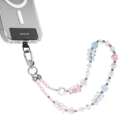 SwitchEasy Beaded Wrist Strap + Strap Card - Bear Bliss