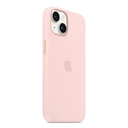 Apple iPhone 14 Plus Silicone Case with MagSafe - Chalk Pink