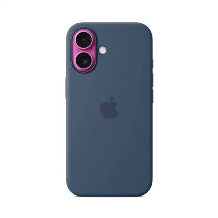 iPhone 16 Silicone Case with MagSafe - Denim
