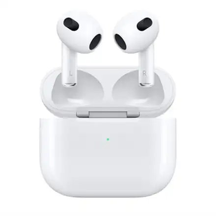 Apple AirPods (3. generácie) s Lightning nabíjacím puzdrom *Renovovaný*