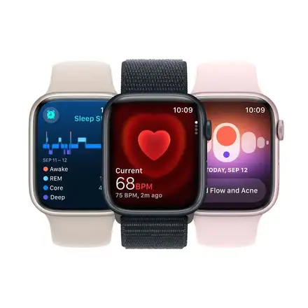 Apple Watch Series 9 GPS 45mm puzdro zo strieborného hliníka *Trieda A*