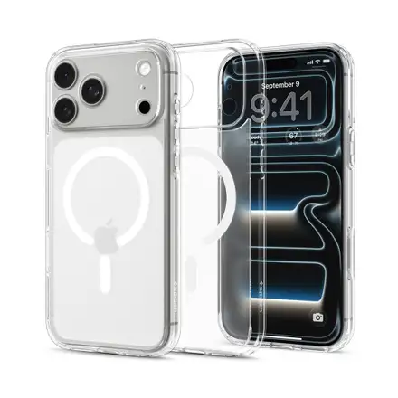 Spigen kryt Ultra Hybrid Magsafe pre iPhone 18 Pro - Frost White
