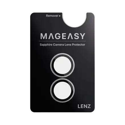 SwitchEasy Lenz Sapphire Camera Lens Protector pre iPhone 17 - Silver