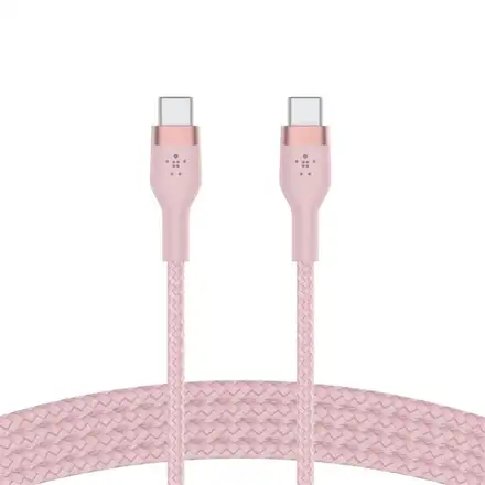 Belkin kábel Boost Charge Pro Flex USB-C to USB-C 1m - Pink