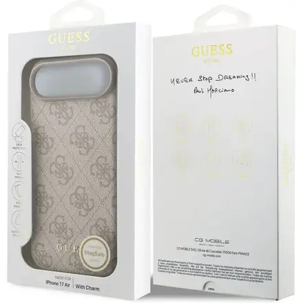 Guess 4G Charm MagSafe kryt iPhone Air ružový
