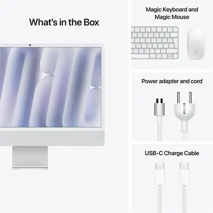 iMac 24" 4.5K Apple M4 8C CPU 8C GPU 16GB 256GB Strieborný SK