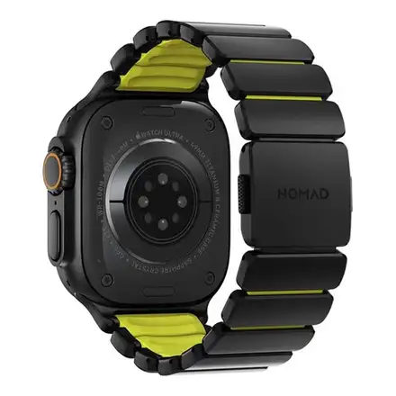 Nomad remienok Stratos pre Apple Watch 44-49mm - Volt/Black Hardware