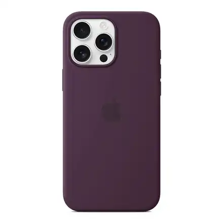 iPhone 16 Pro Max Silicone Case with MagSafe - Plum