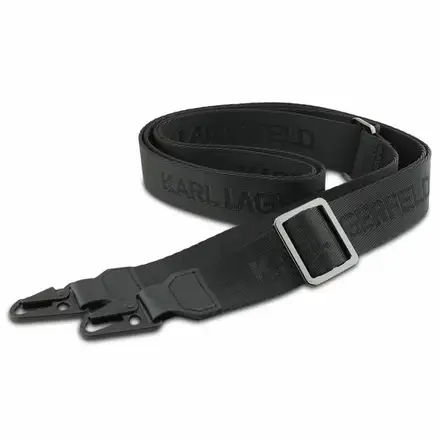 Karl Lagerfeld Saffiano Crossbody Popruh Karl and Choupette kryt iPhone 18 Pro Max čierna