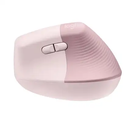 Logitech Lift Vertical ergonomická myš - ružová