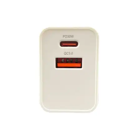 Devia sieťová nabíjačka Smart series PD&QC Quick Charger 30W - White