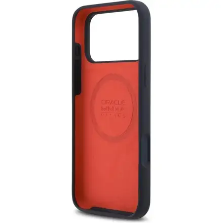 Red Bull Silicone Blue Ring MagSafe Zadný Kryt pre iPhone 17 Pro Max modrý