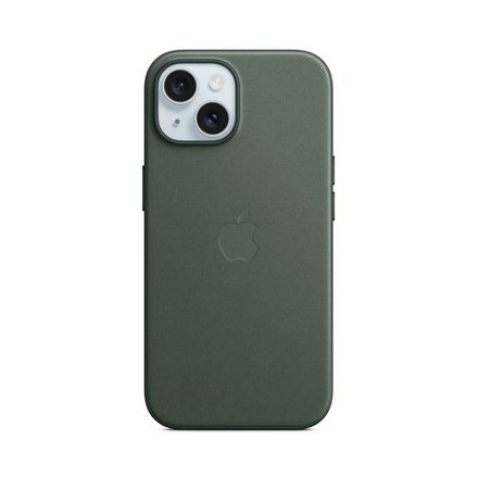 iPhone 15 FineWoven Case with MagSafe - Evergreen