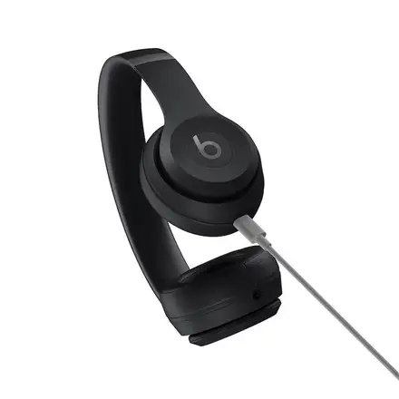 Apple Beats Solo4 Wireless Headphones - On-Ear Wireless Headphones - Matte Black