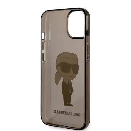 Karl Lagerfeld IML Ikonik NFT kryt iPhone 14 Plus čierny