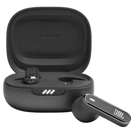 JBL Live Flex TWS Black slúchadlá