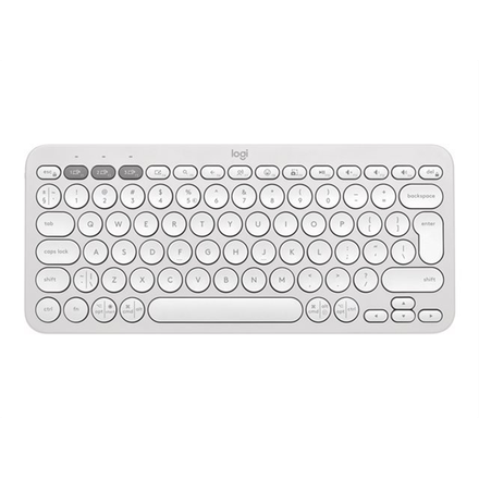 Logitech K380s Pebble Keys 2 - Bluetooth klávesnica - biela - US