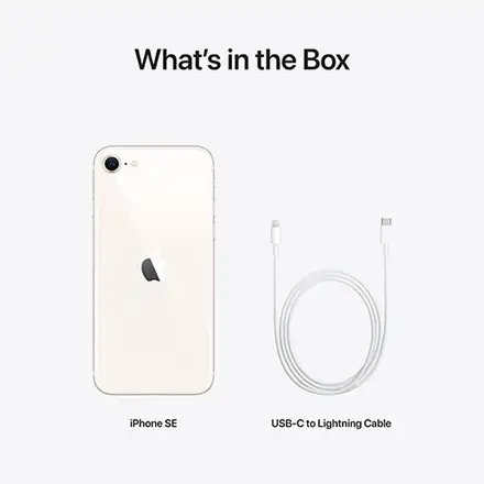 iPhone SE (2022) 64 GB hviezdna biela *Trieda C*