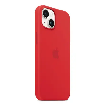 Apple iPhone 14 Plus Silicone Case with MagSafe - (PRODUCT)RED