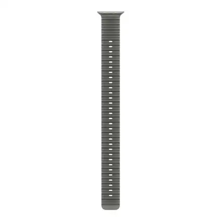 Apple Watch 49mm Translucent Black Ocean Band Extension - Natural Titanium Finish
