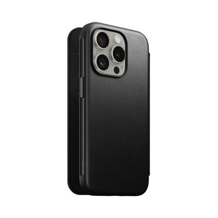 Nomad puzdro Modern Leather Folio Magsafe pre iPhone 15 Pro - Black