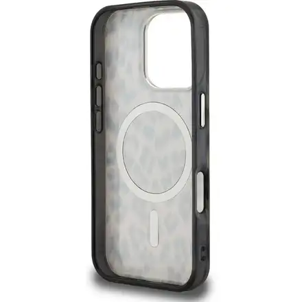 Karl Lagerfeld IML Leopard MagSafe kryt iPhone 16 Pro Max hnedý