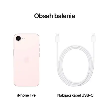iPhone 17e 256 GB svetloružová