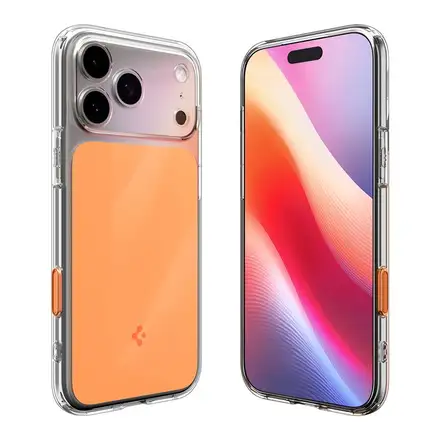 Spigen kryt Ultra Hybrid T Magsafe pre iPhone 17 Pro Max - Glossy Orange