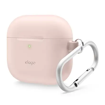 Elago puzdro Silicone Hang Case pre Airpods 4/5 - Sand Pink