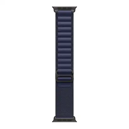 Apple Watch 49mm Navy Alpine Loop - Small - Black Titanium Finish
