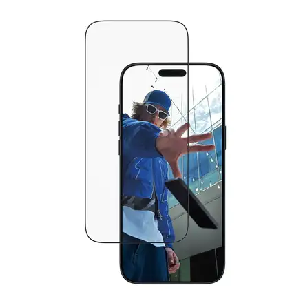 PanzerGlass ochranné sklo UWF pre iPhone 17 Pro Max - Black Frame
