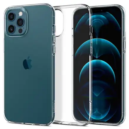 Spigen kryt Liquid Crystal pre iPhone 12/12 Pro - Crystal Clear