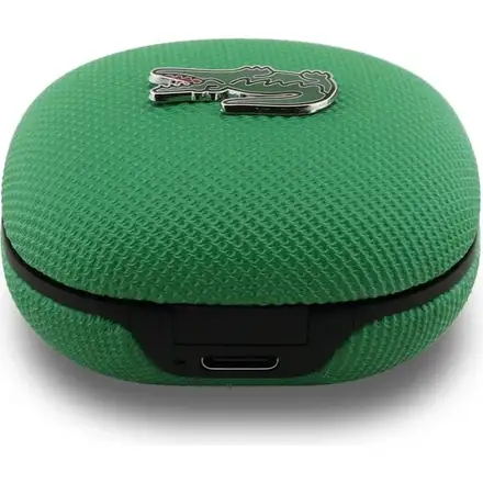Lacoste Iconic Petit Pique TWS Bezdrôtové Slúchadlá zelené