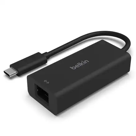 Belkin Connect USB-C to 2.5 Gb Ethernet Adapter - Black