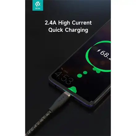 Devia kábel USB-A to USB-C Star Series Cable 1.2m - Black
