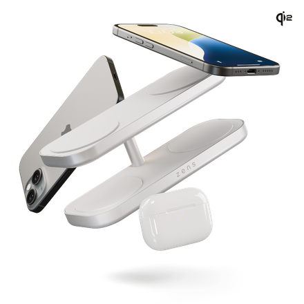 ZENS Quattro Wireless Charger Pro 4 White