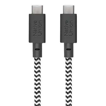 Native Union kábel Belt Cable XL USB-C to USB-C 3m 100W - Zebra